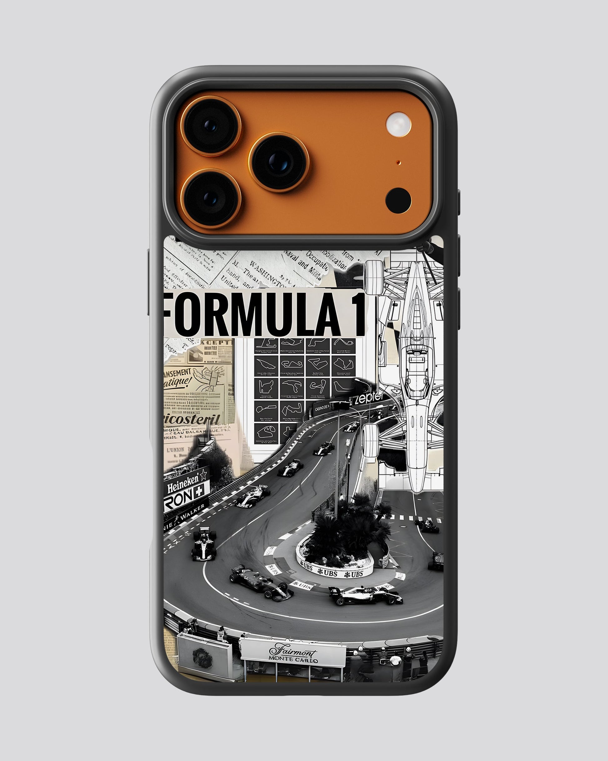 Formula 1 Glass Mobile Cover
