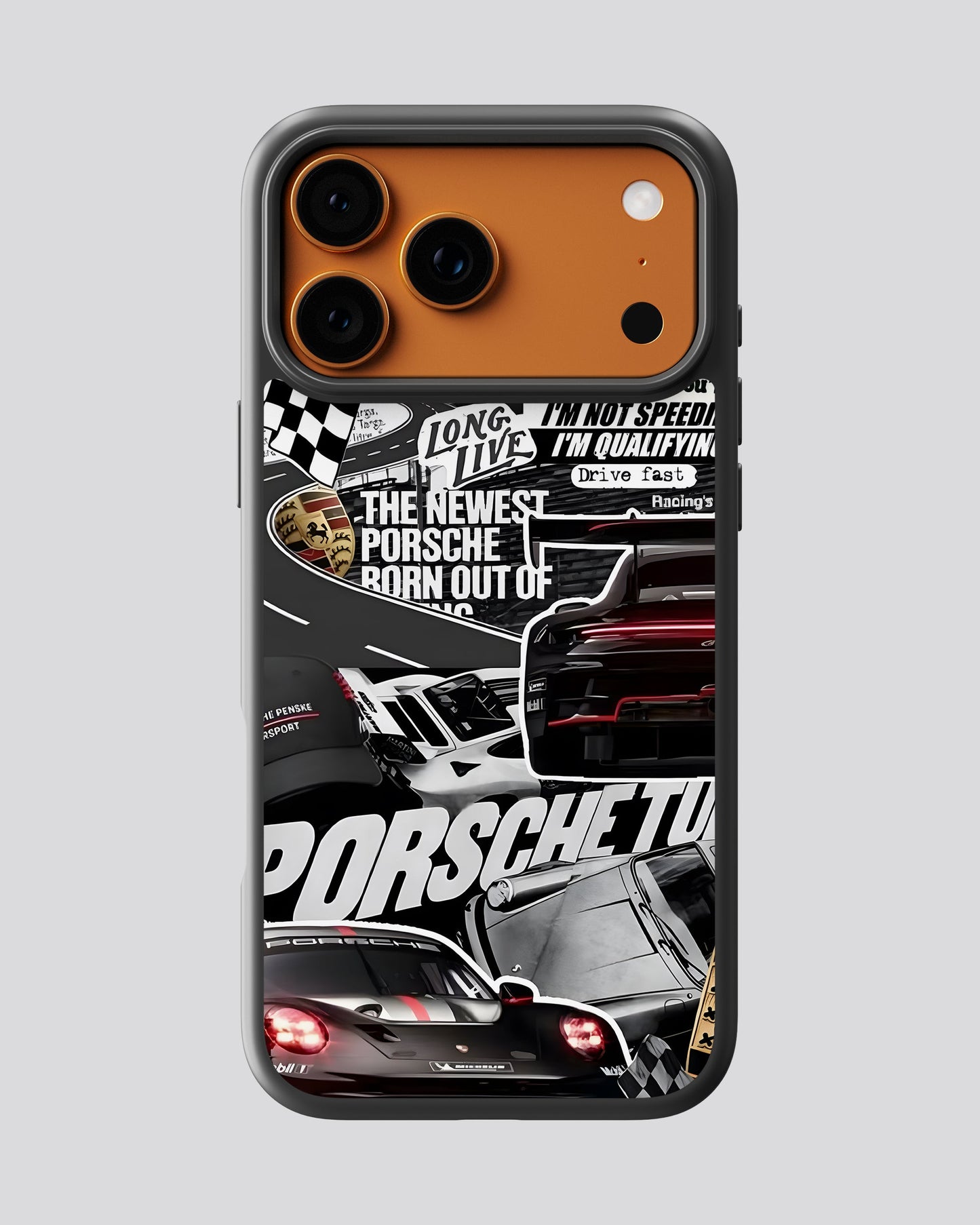 Sports Car Glass Mobile Cover