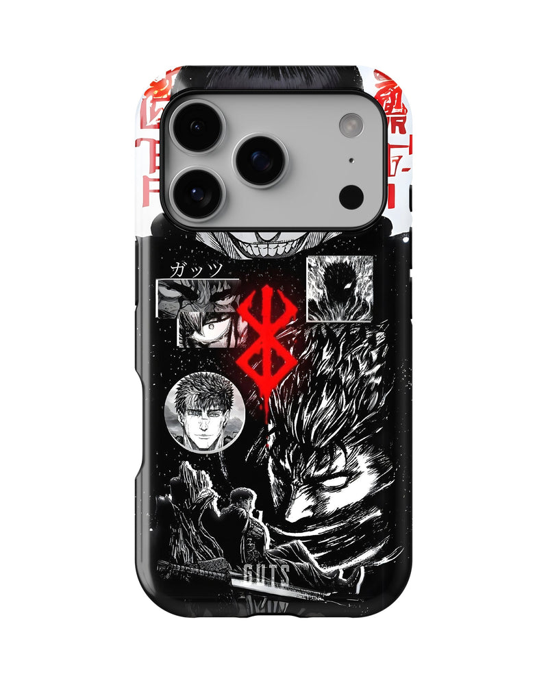 iPhone 17 Pro Max Tank Case | Anime (Black Swordsman)