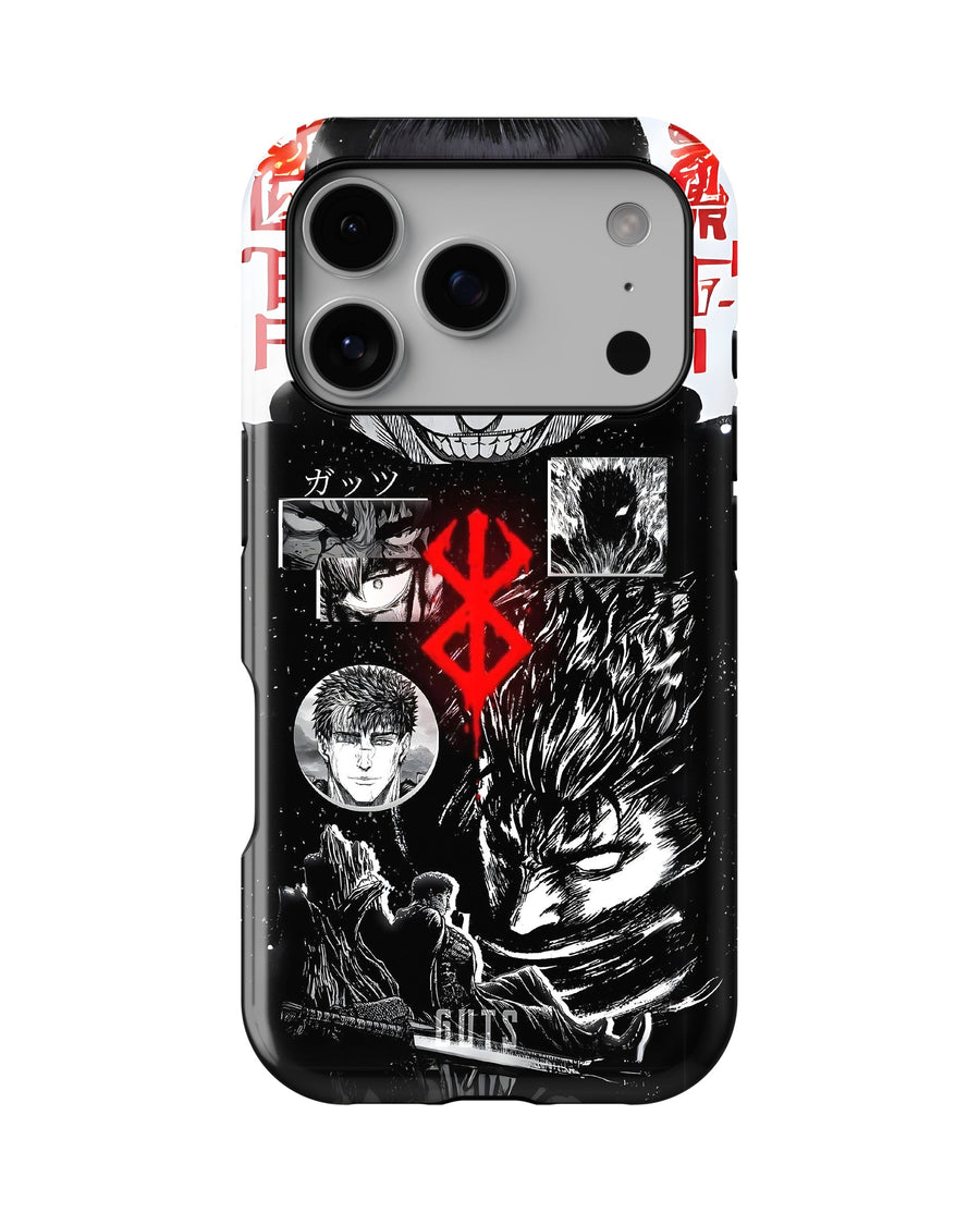 iPhone 17 Pro Max Tank Case | Anime (Black Swordsman)