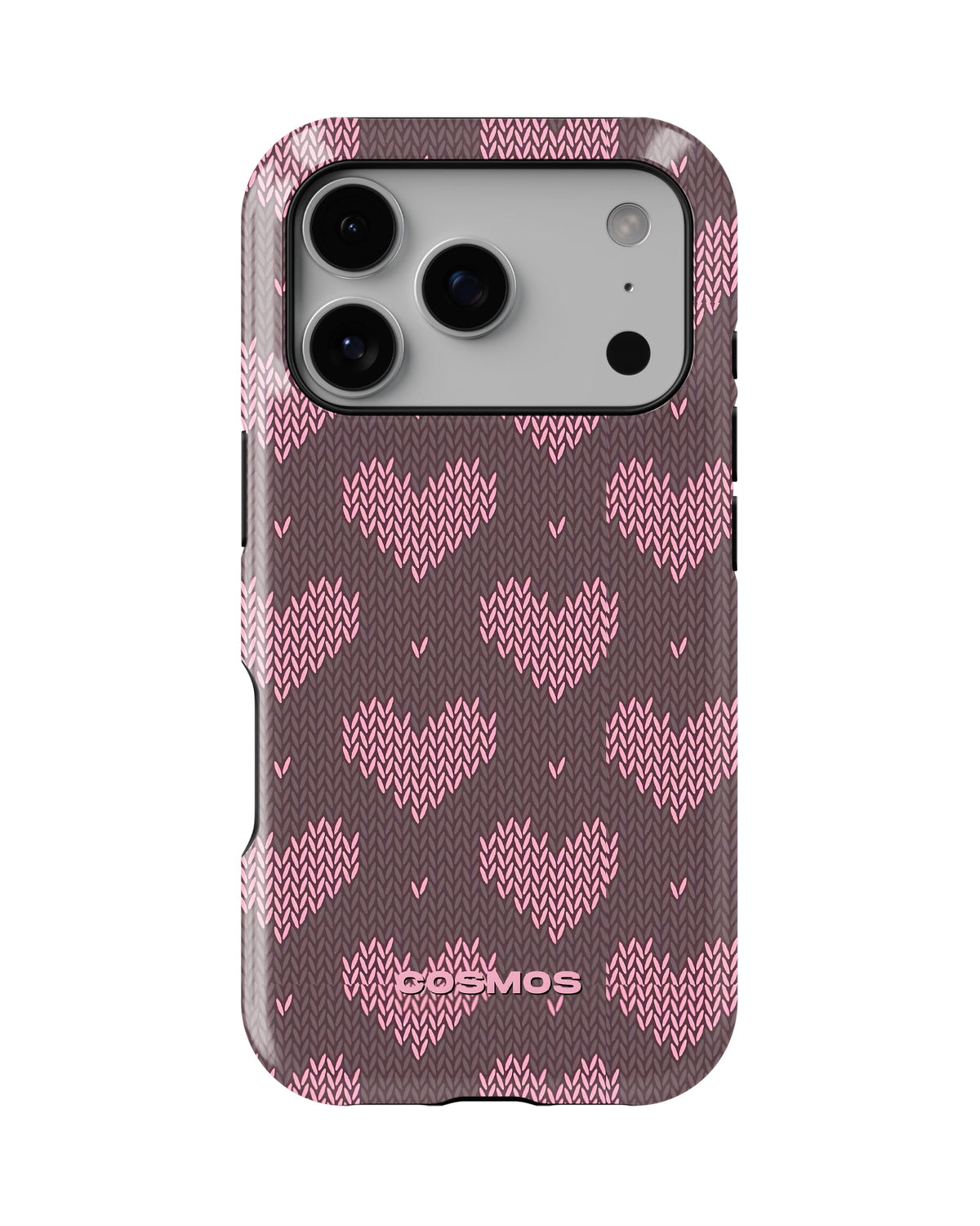iPhone 17 Pro Tank Case | Textures (Blush Hearts)