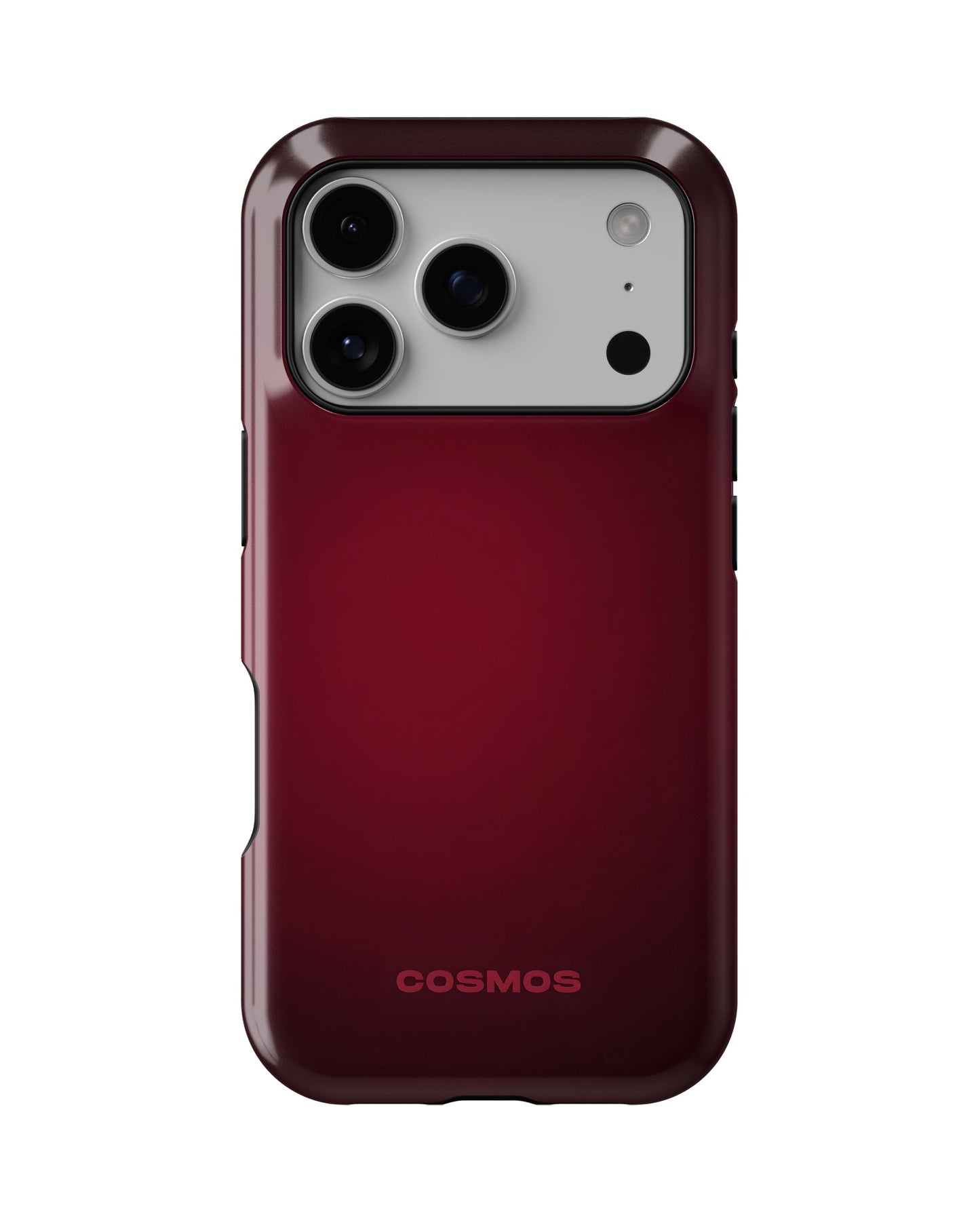 iPhone 17 Pro Tank Case | Textures (Burgundy Fade)