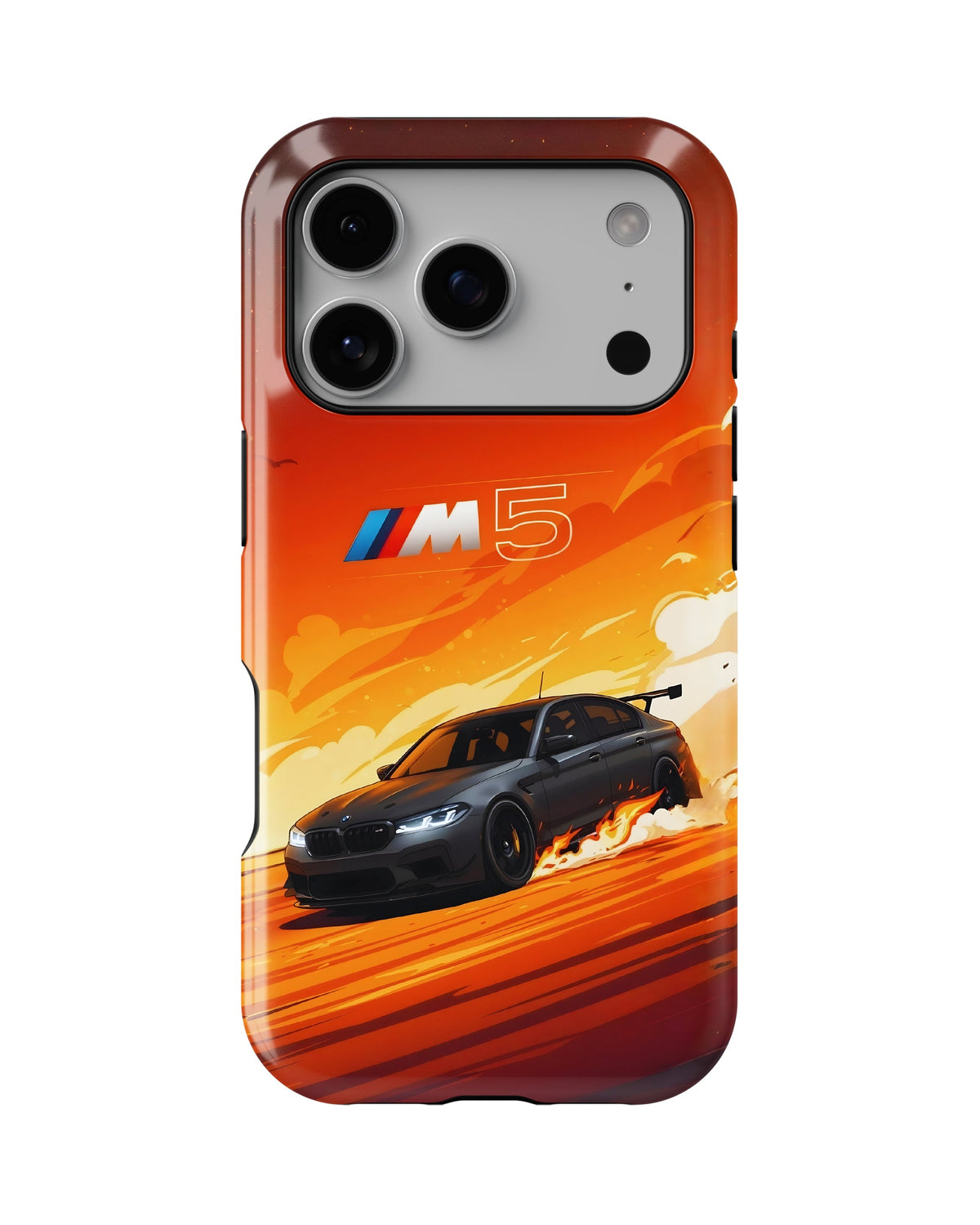 iPhone 17 Pro Tank Case | Sports Car (Burning M)