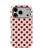 iPhone 17 Pro Max Tank Case | Girls Aesthetics (Choco Dots)