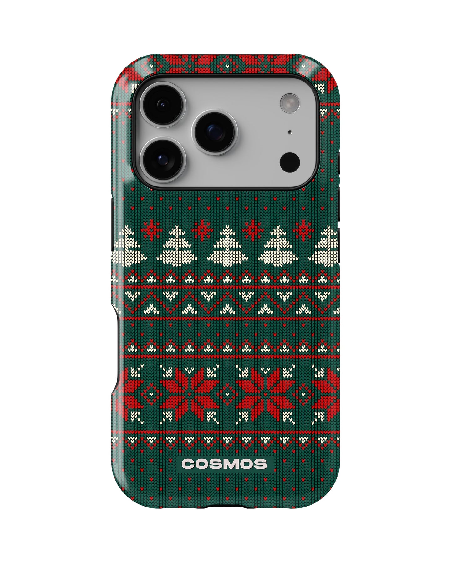 iPhone 17 Pro Max Tank Case | Textures (Evergreen Knit)