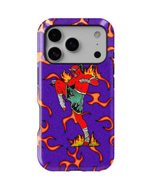 iPhone 17 Pro Tank Case | Modernism (Fire Runner)