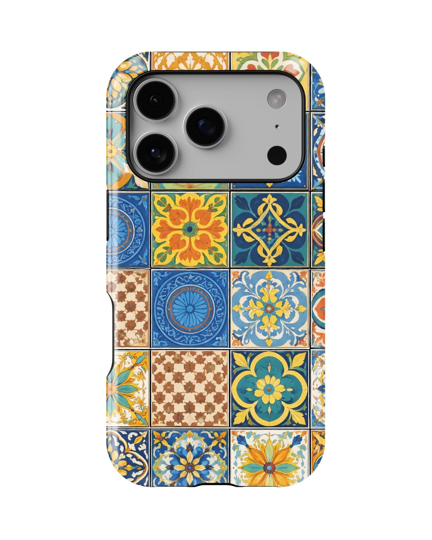 iPhone 17 Pro Tank Case | Girls Aesthetics (Moroccan Tiles)