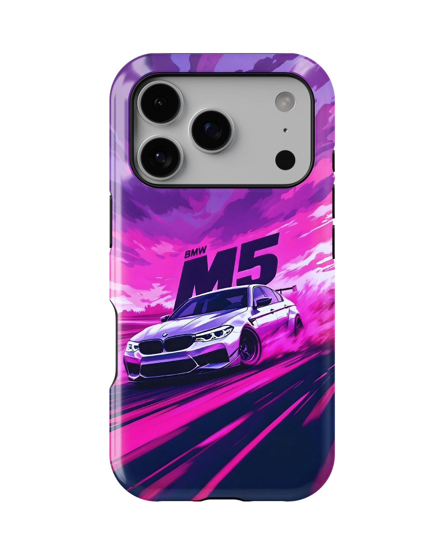 iPhone 17 Pro Tank Case | Sports Car (Neon Velocity)