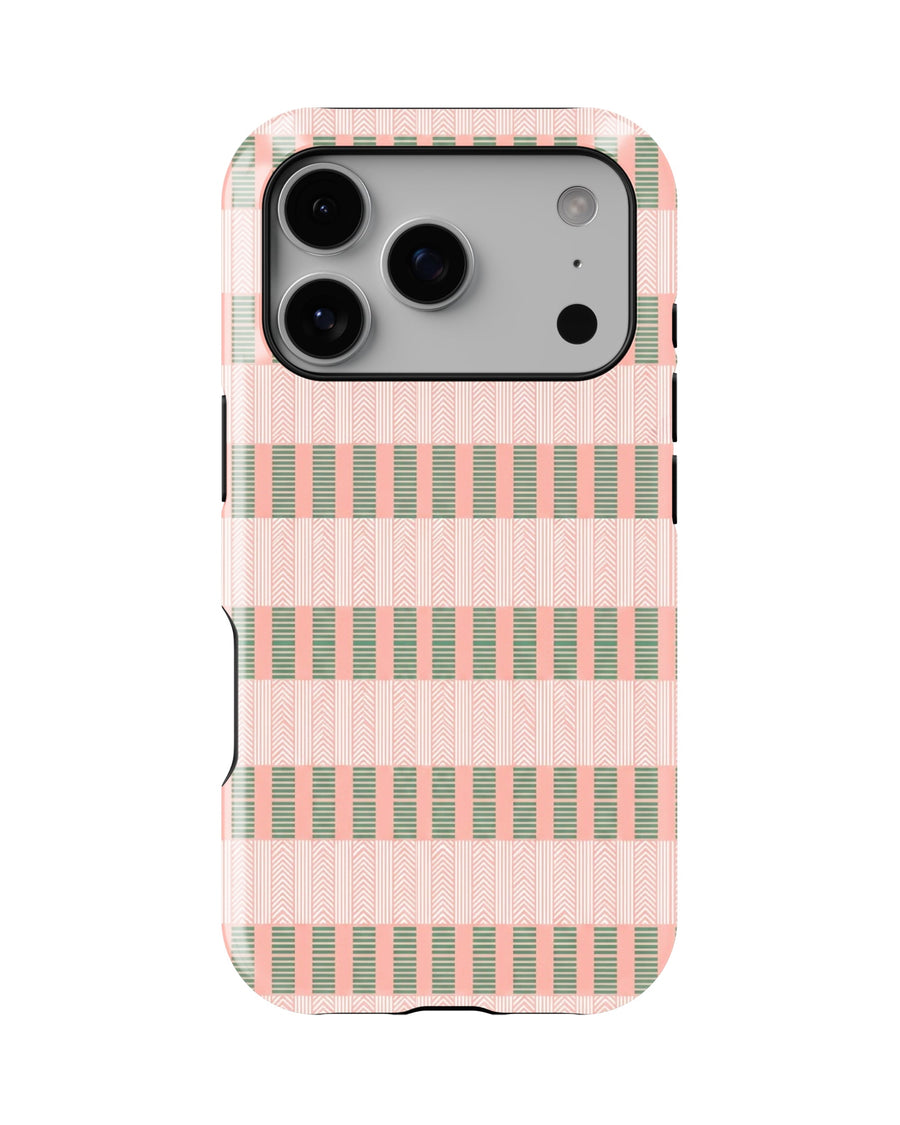 iPhone 17 Pro Max Tank Case | Girls Aesthetics (Pastel Weave)
