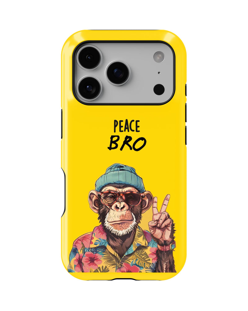 iPhone 17 Pro Max Tank Case | Modernism (Peace Bro)