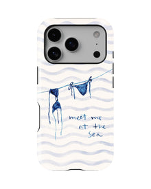 iPhone 17 Pro Tank Case | Girls Aesthetics (Sea Breeze)
