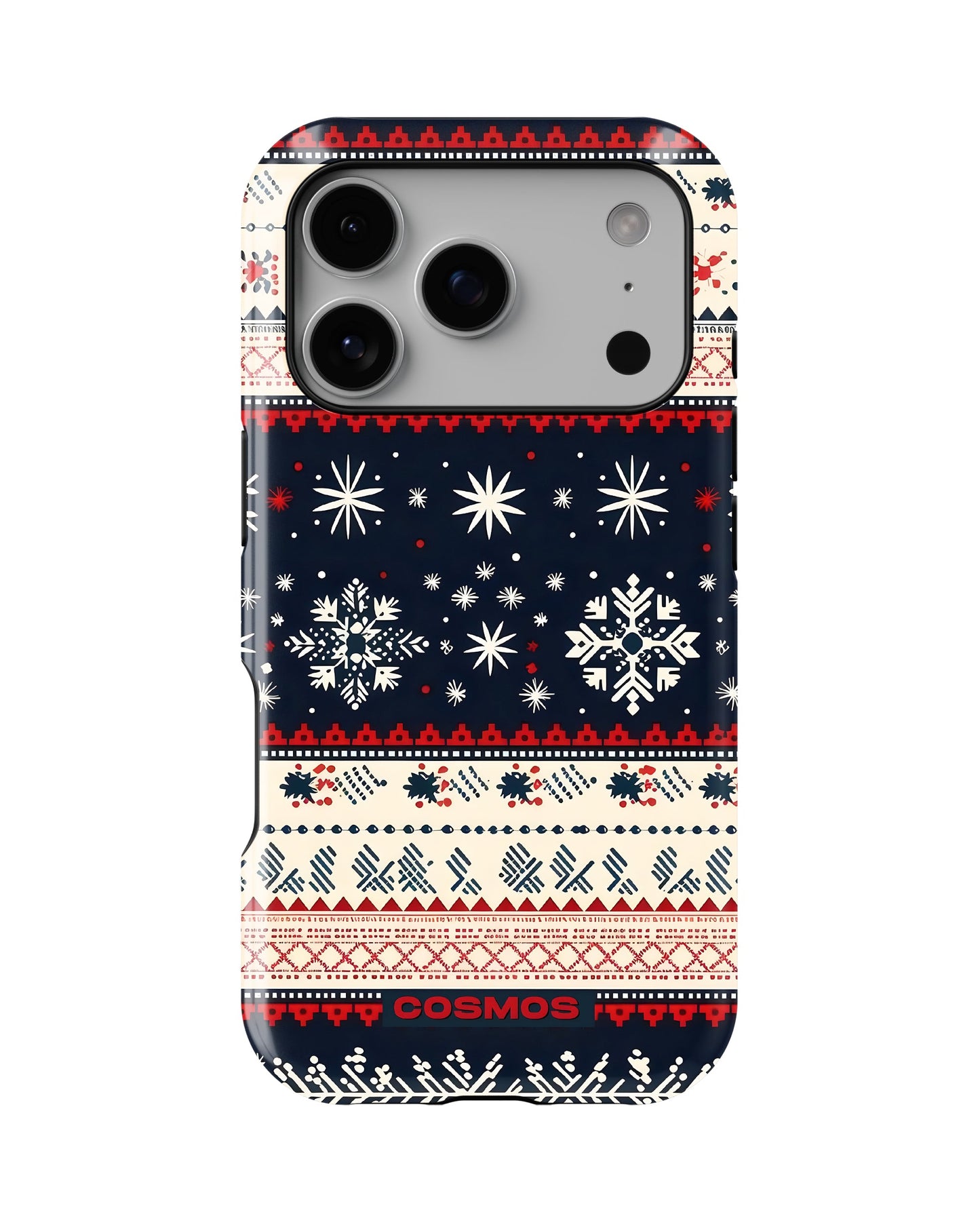 iPhone 17 Pro Max Tank Case | Textures (Snowfall Classic)