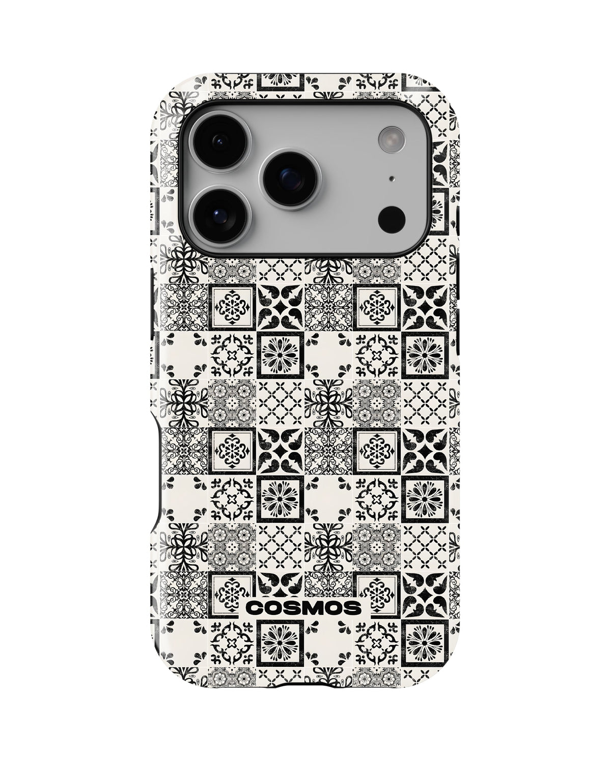 iPhone 17 Pro Max Tank Case | Textures (Vintage Mosaic)
