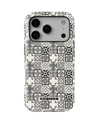 iPhone 17 Pro Max Tank Case | Textures (Vintage Mosaic)