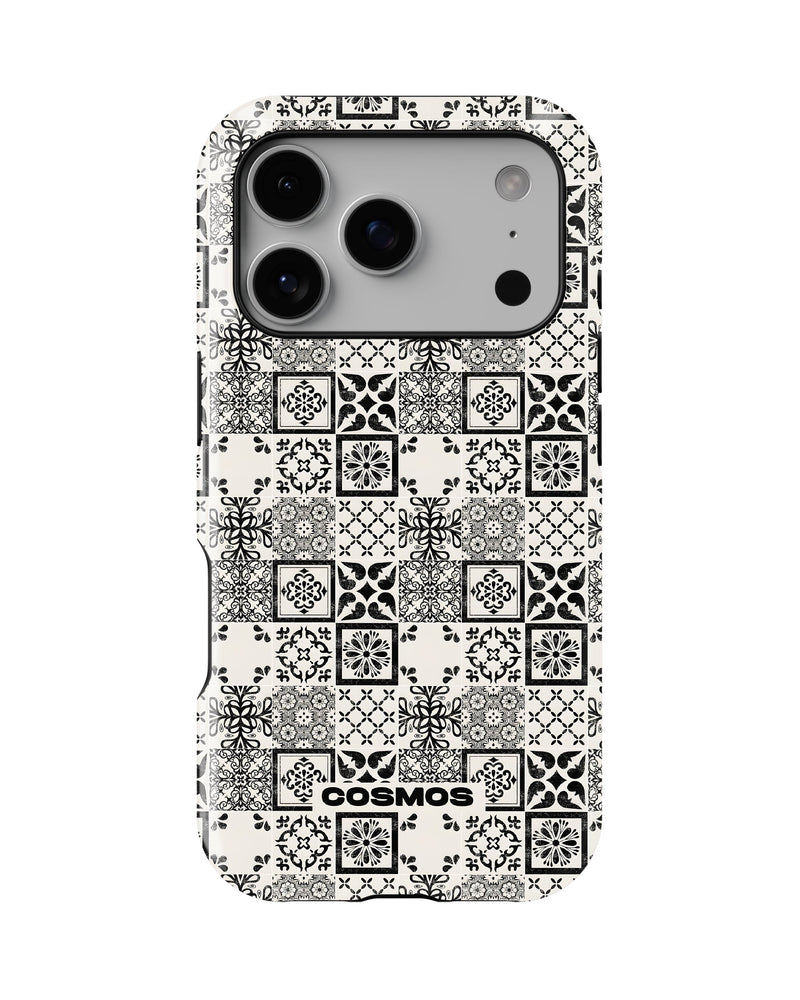 iPhone 17 Pro Max Tank Case | Textures (Vintage Mosaic)