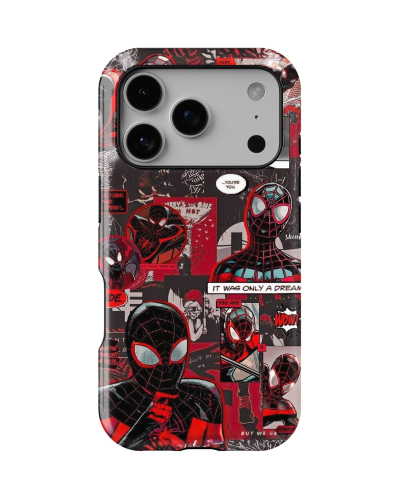 iPhone 17 Pro Max Tank Case | Superhero (Web Chaos)