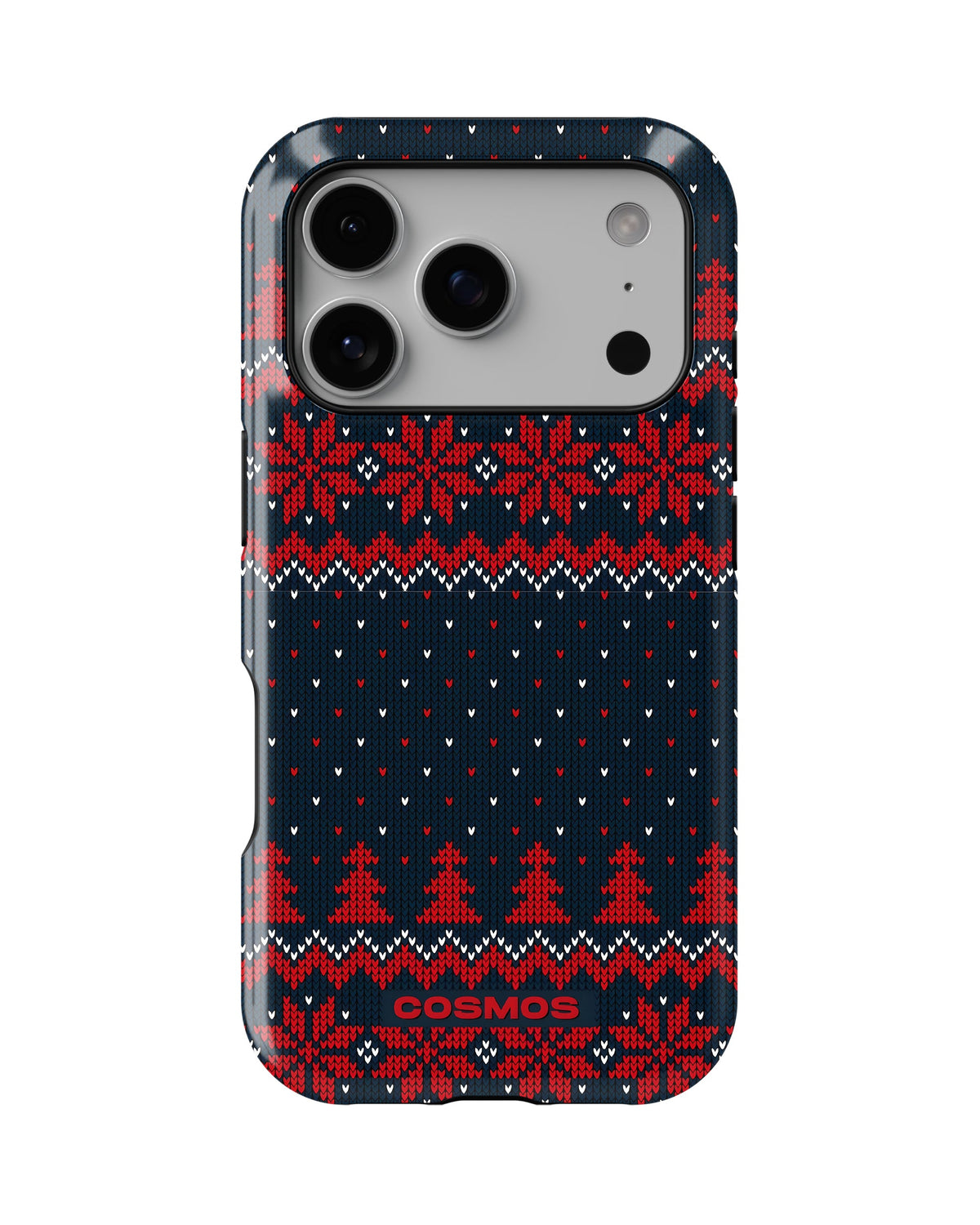 iPhone 17 Pro Max Tank Case | Textures (Winter Pines)