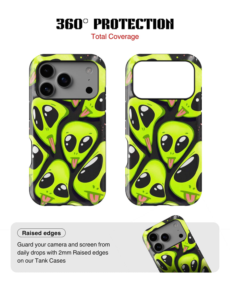 iPhone 17 Pro Tank Case | Modernism (Alien Stack)