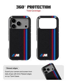 iPhone 17 Pro Max Tank Case | Sports Car (BMW Carbon)