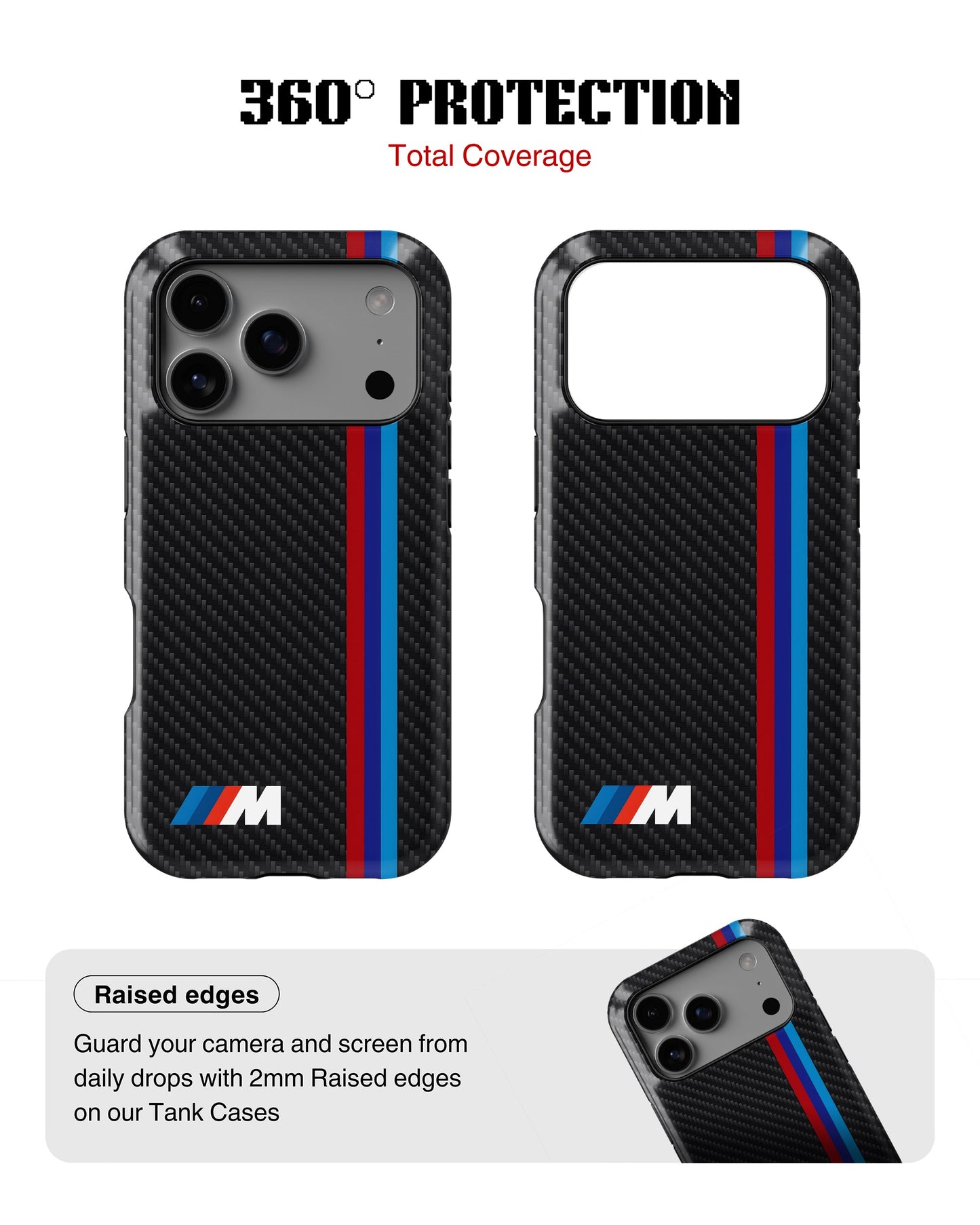 iPhone 17 Pro Tank Case | Sports Car (BMW Carbon)