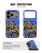 iPhone 17 Pro Tank Case | Modernism (Bone Bloom)