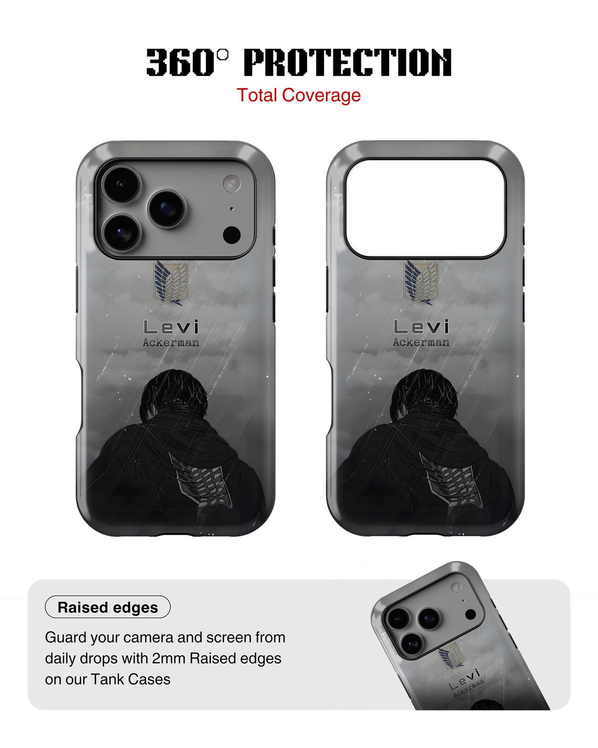 iPhone 17 Pro Max Tank Case | Anime (Captain Levi)
