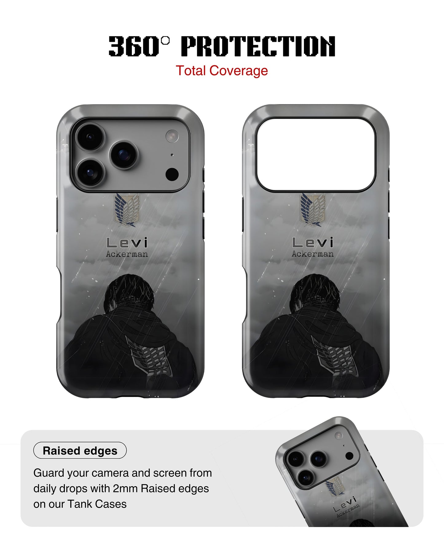 iPhone 17 Pro Max Tank Case | Anime (Captain Levi)