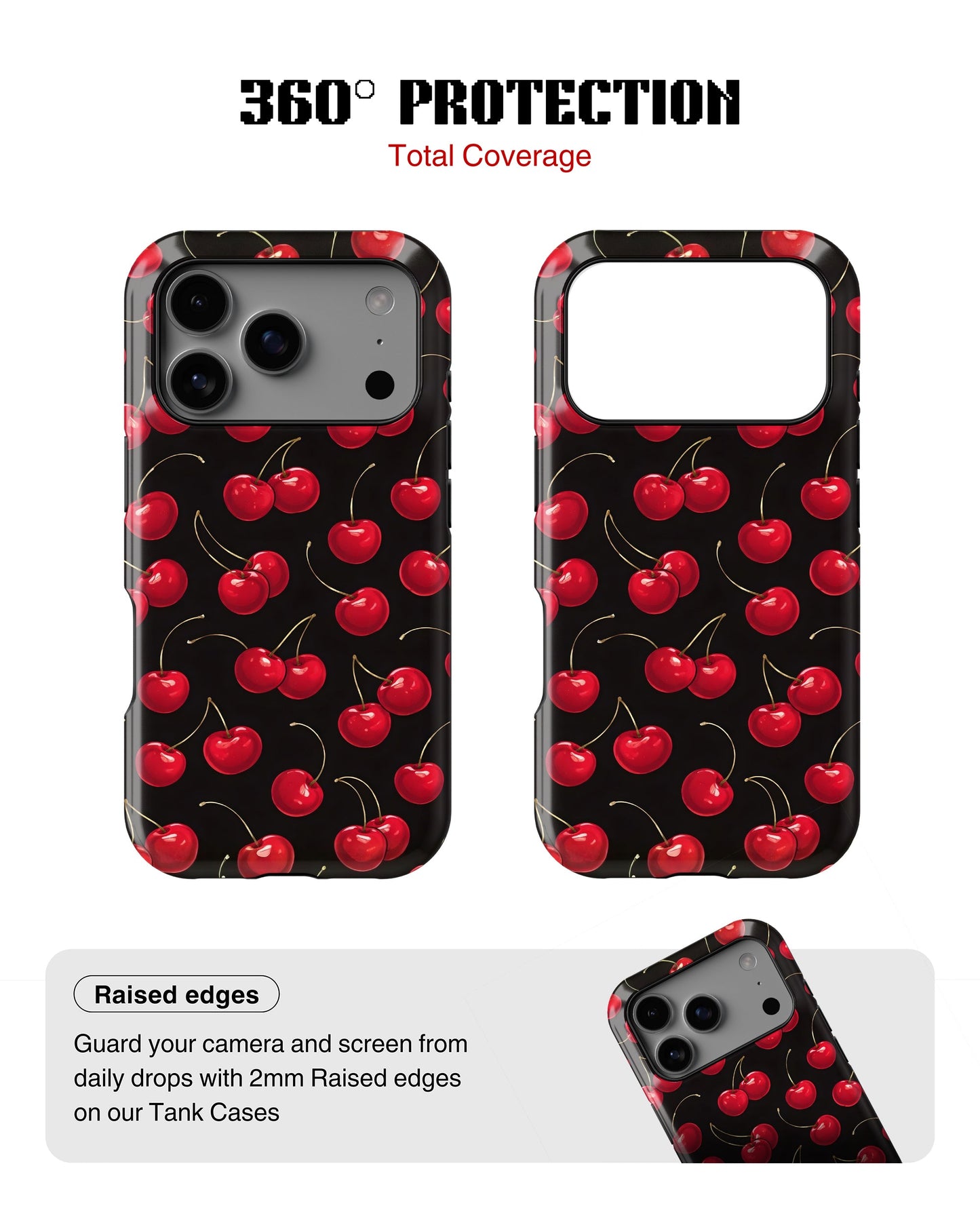 iPhone 17 Pro Tank Case | Girls Aesthetics (Cherry Pop)