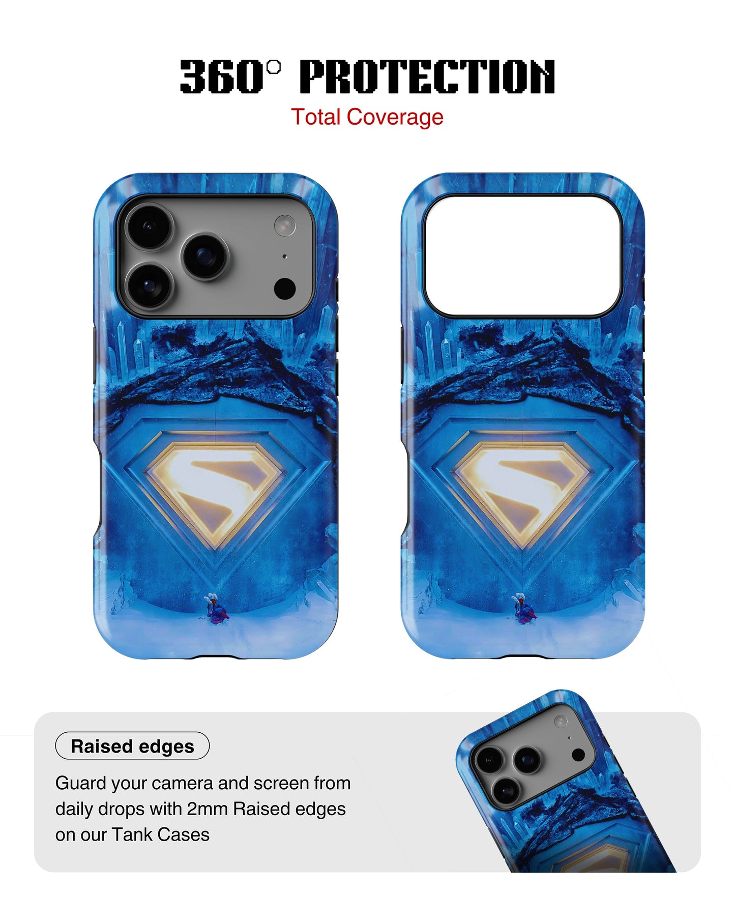 iPhone 17 Pro Max Tank Case | Superhero (Crystal Fortress)