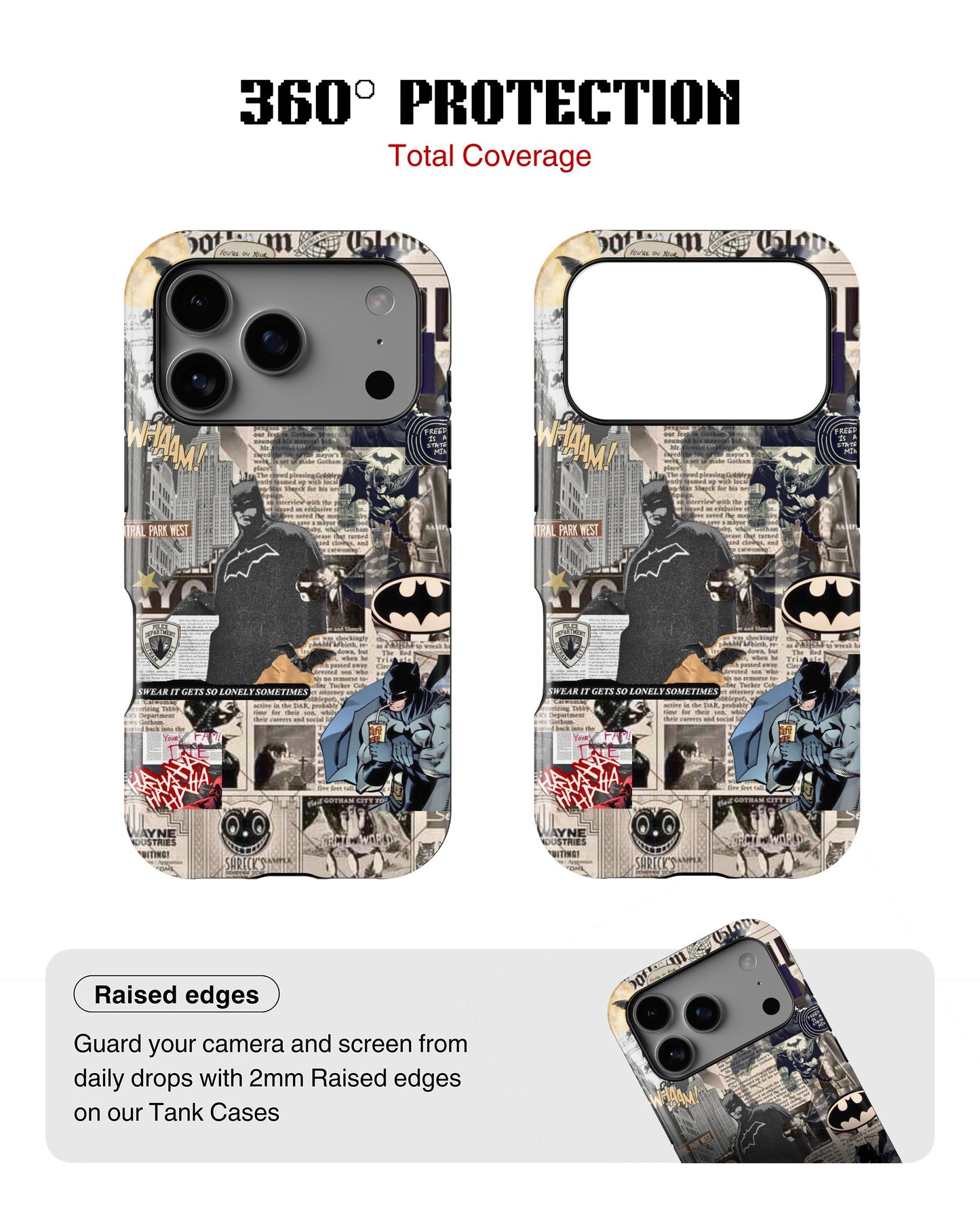 iPhone 17 Pro Tank Case | Superhero (Dark Chronicle)