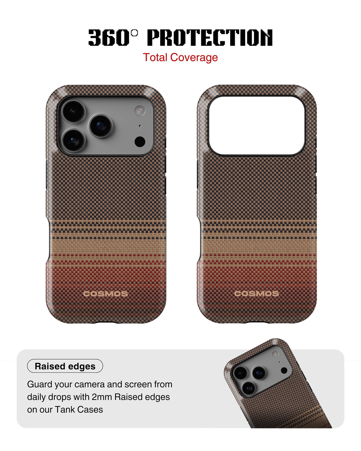 iPhone 17 Pro Tank Case | Textures (Desert Loom)