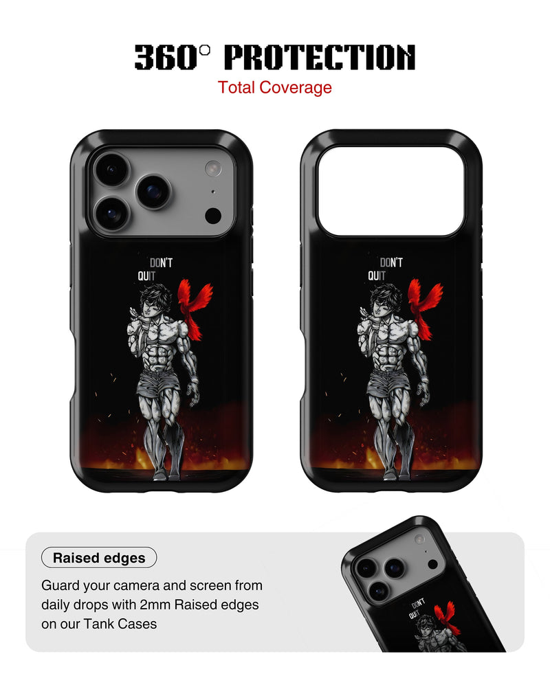 iPhone 17 Pro Max Tank Case | Anime (Dont Quit)