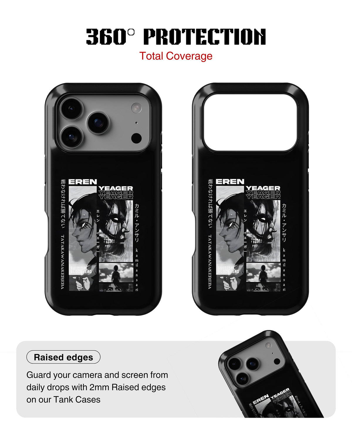 iPhone 17 Pro Tank Case | Anime (Eren Yeager)