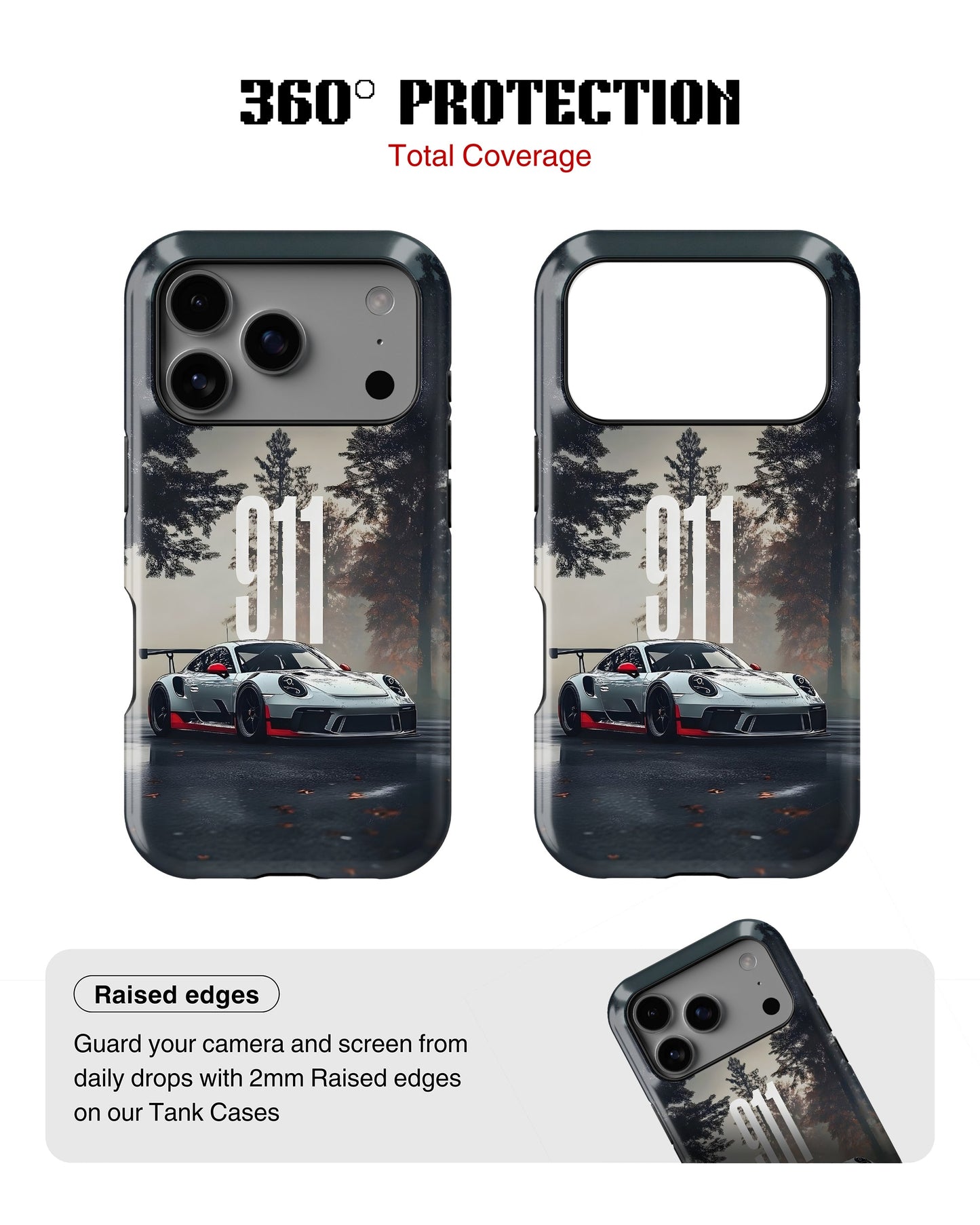 iPhone 17 Pro Max Tank Case | Sports Car (Forest Run)