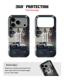 iPhone 17 Pro Max Tank Case | Sports Car (Forest Run)