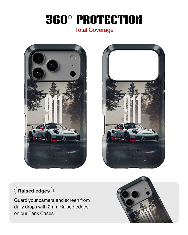 iPhone 17 Pro Max Tank Case | Sports Car (Forest Run)