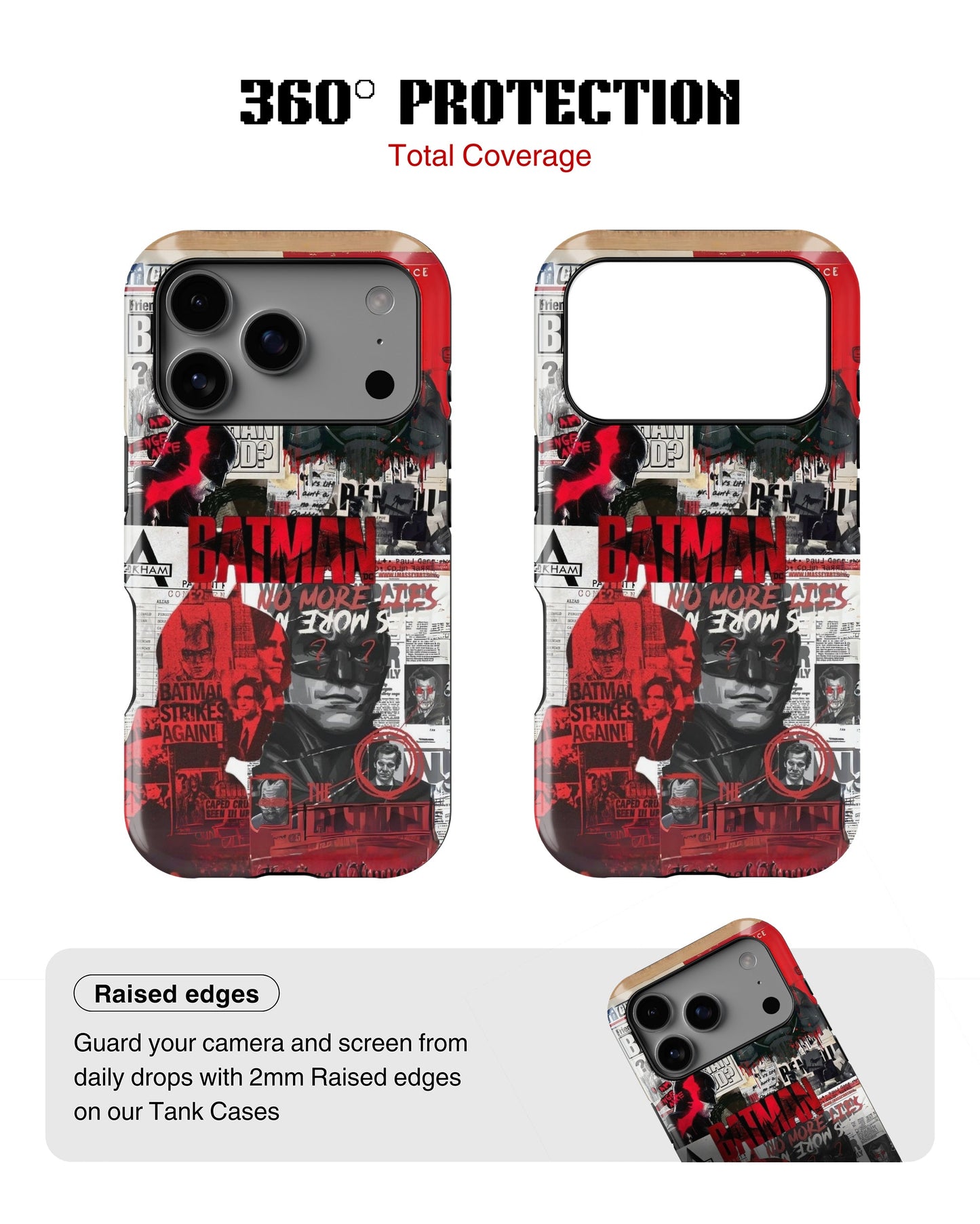 iPhone 17 Pro Max Tank Case | Superhero (Gotham Files)