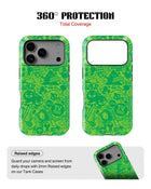 iPhone 17 Pro Tank Case | Modernism (Green Chaos)