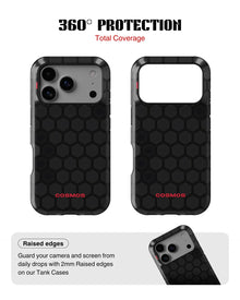 iPhone 17 Pro Max Tank Case | Textures (Hex Core)