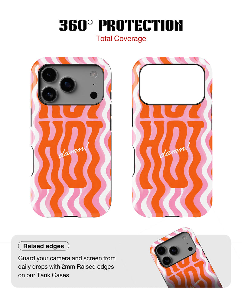 iPhone 17 Pro Tank Case | Girls Aesthetics (Hot Wave)