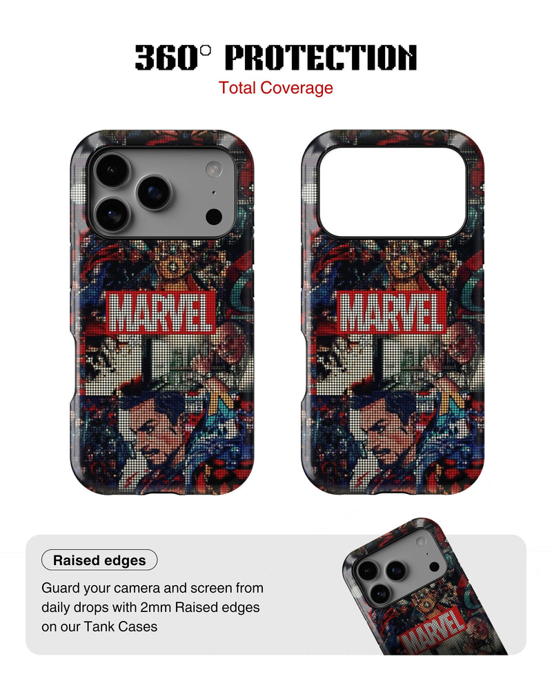 iPhone 17 Pro Max Tank Case | Superhero (Marvel Mosaic)