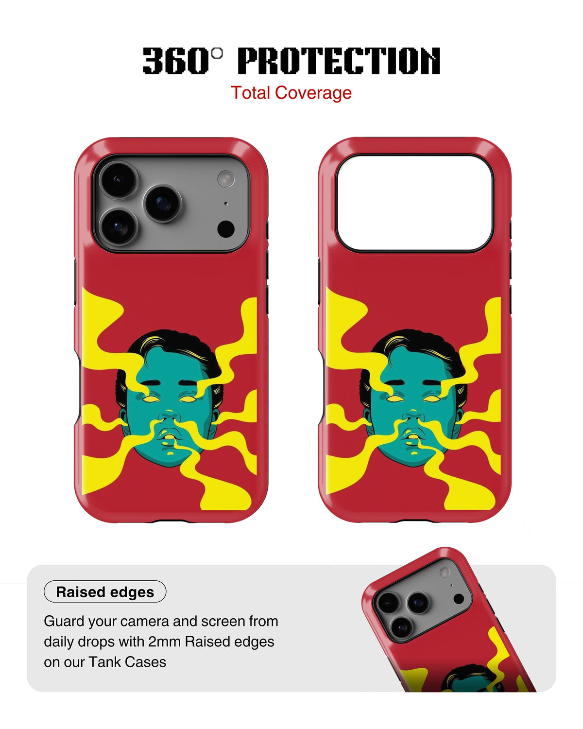 iPhone 17 Pro Max Tank Case | Modernism (Mind Melt)