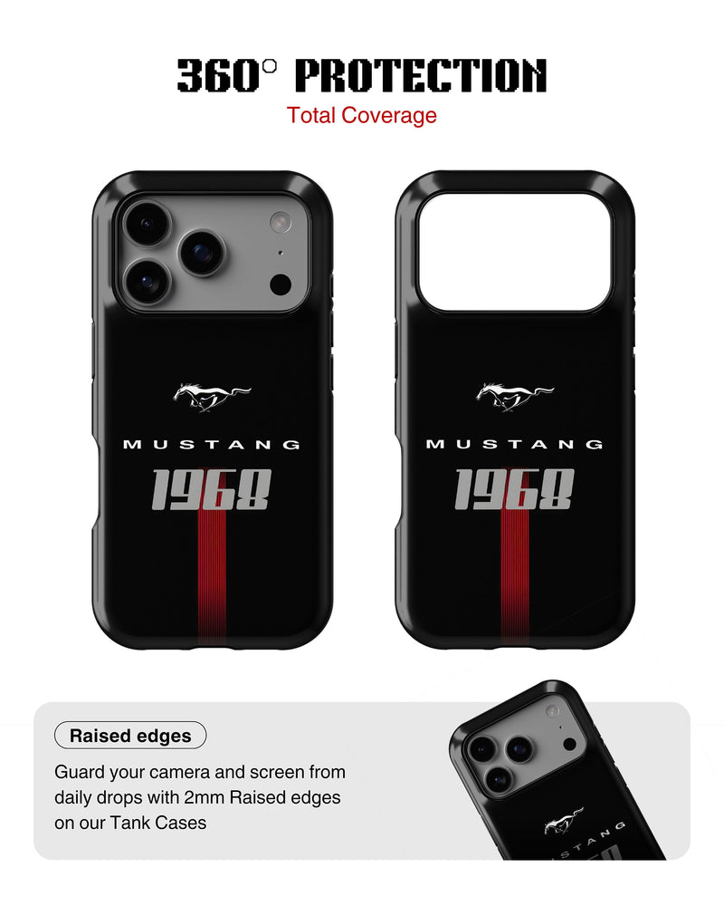 iPhone 17 Pro Max Tank Case | Sports Car (Mustang 1968)