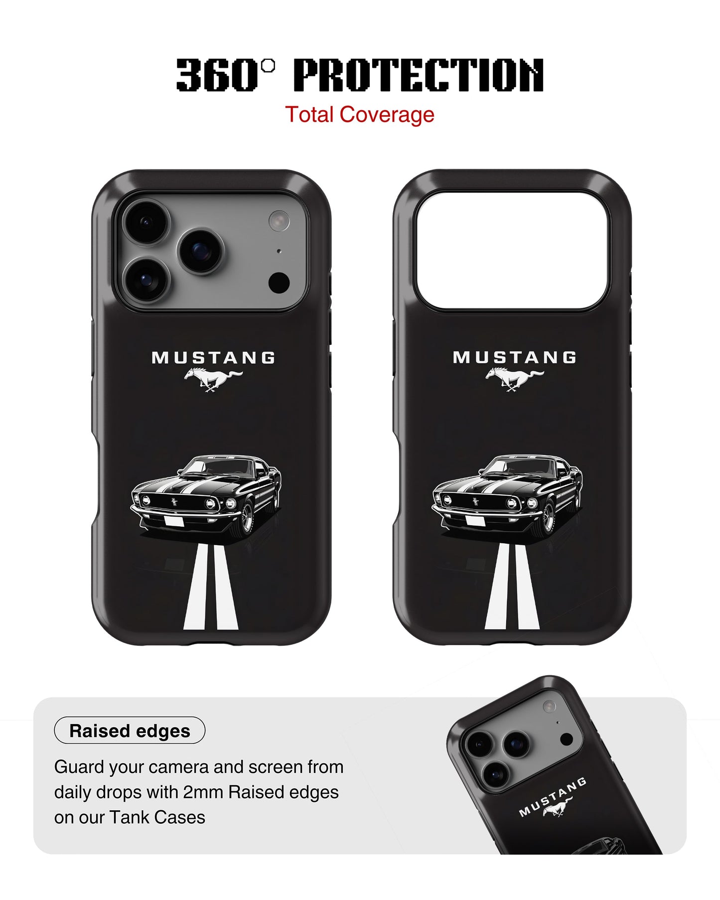 iPhone 17 Pro Max Tank Case | Sports Car (Mustang)