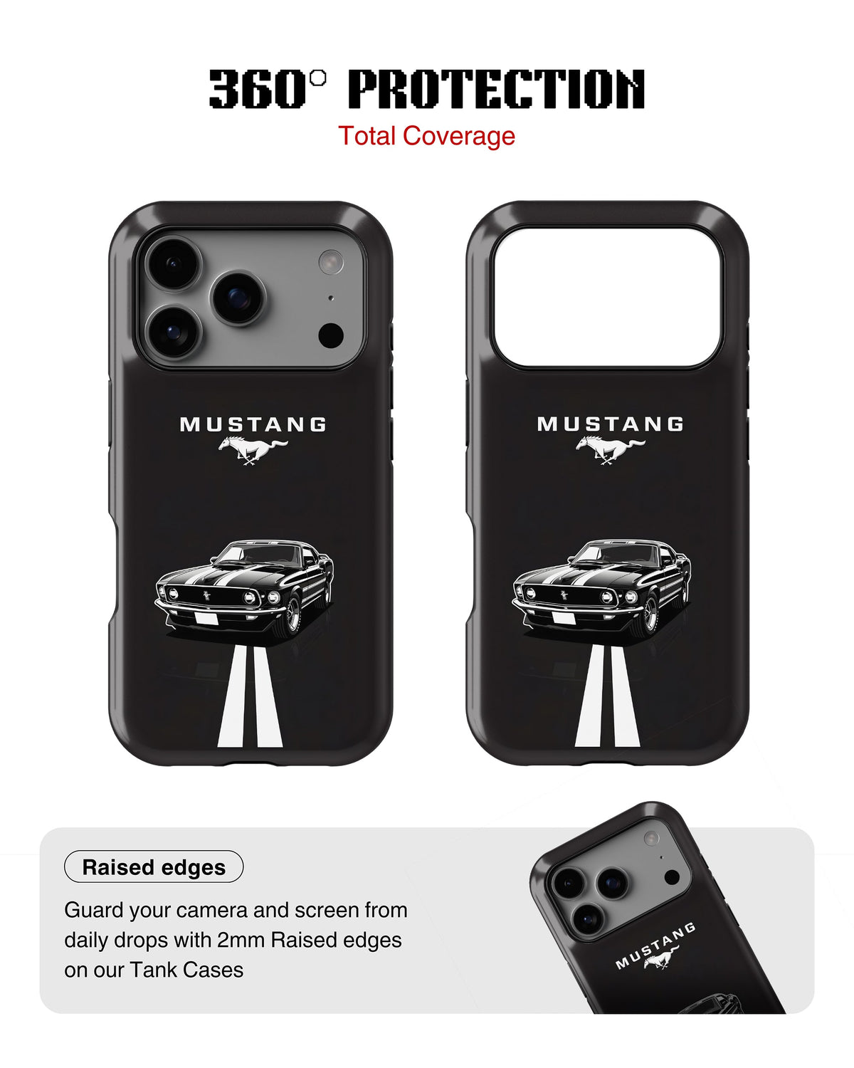 iPhone 17 Pro Tank Case | Sports Car (Mustang)