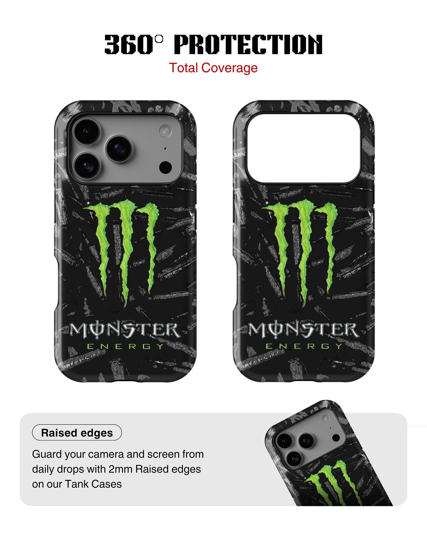 iPhone 17 Pro Max Tank Case | Modernism (Neon Beast)