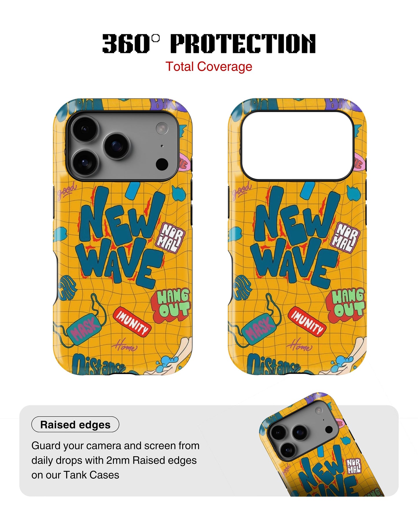 iPhone 17 Pro Tank Case | Modernism (New Wave)