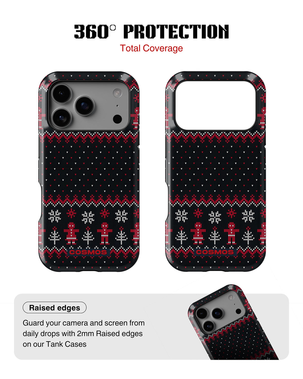 iPhone 17 Pro Tank Case | Textures (Nordic Night)