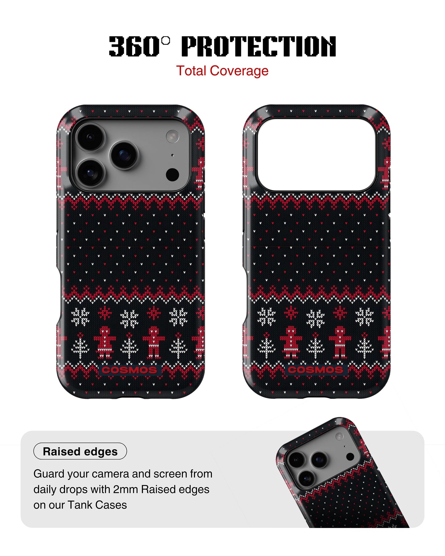 iPhone 17 Pro Max Tank Case | Textures (Nordic Night)
