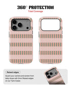 iPhone 17 Pro Max Tank Case | Girls Aesthetics (Pastel Weave)